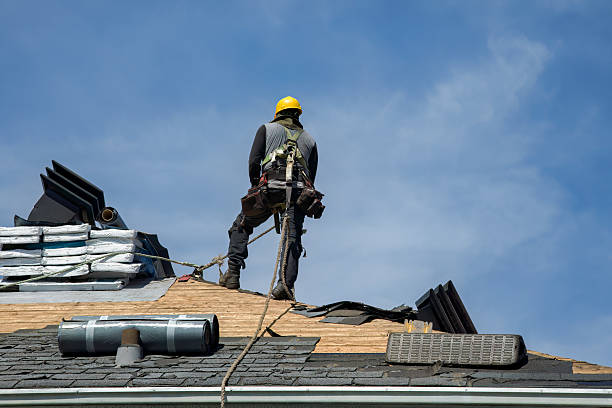 Professional Roof Installation technician working in Schwertner, TX